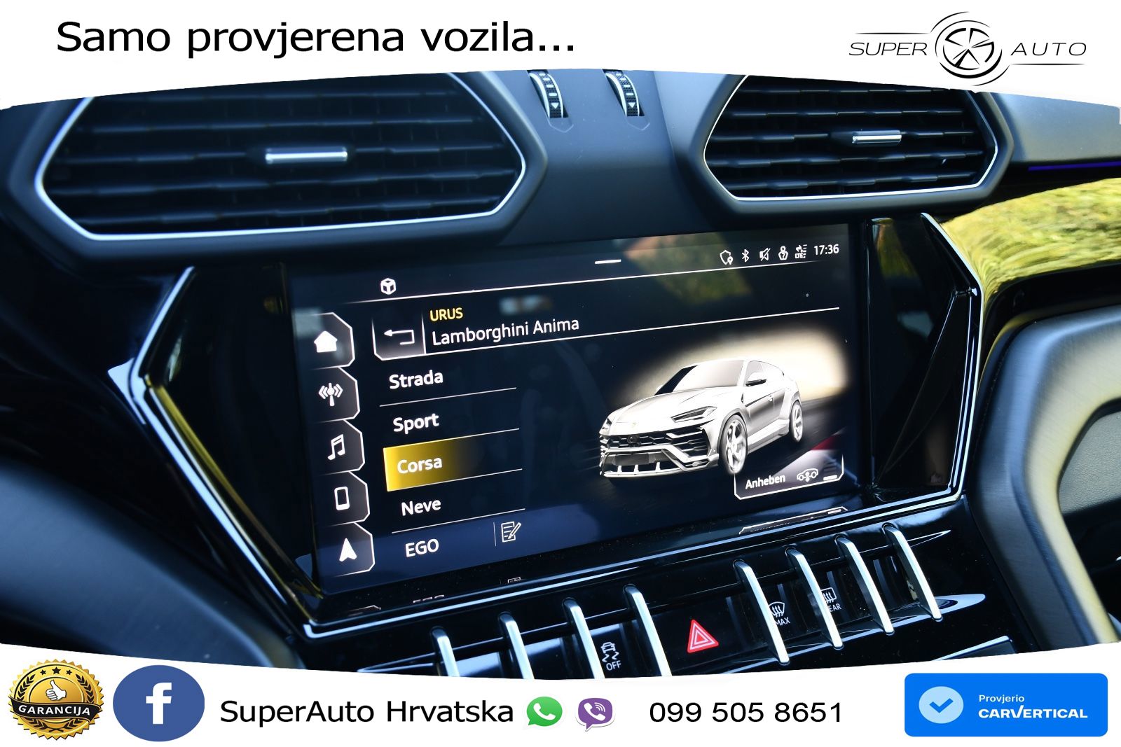 Lamborghini Urus 4.0 V8 (650 KS) 4WD Automatic ZRAČNI+ACC+GR SJED+KAM+PANO