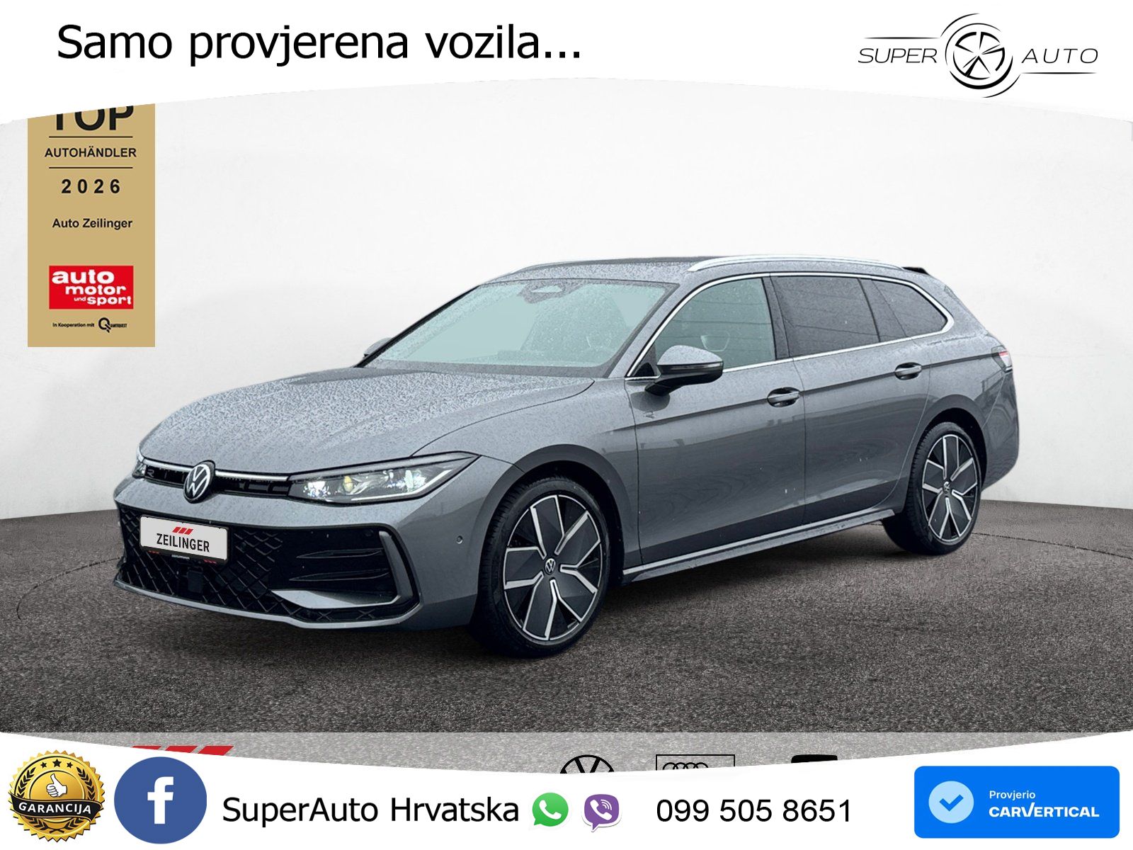 Volkswagen Passat Variant 2.0 TDI (193 KS) 4MOTION DSG R-Line LED+GR SJED+ACC