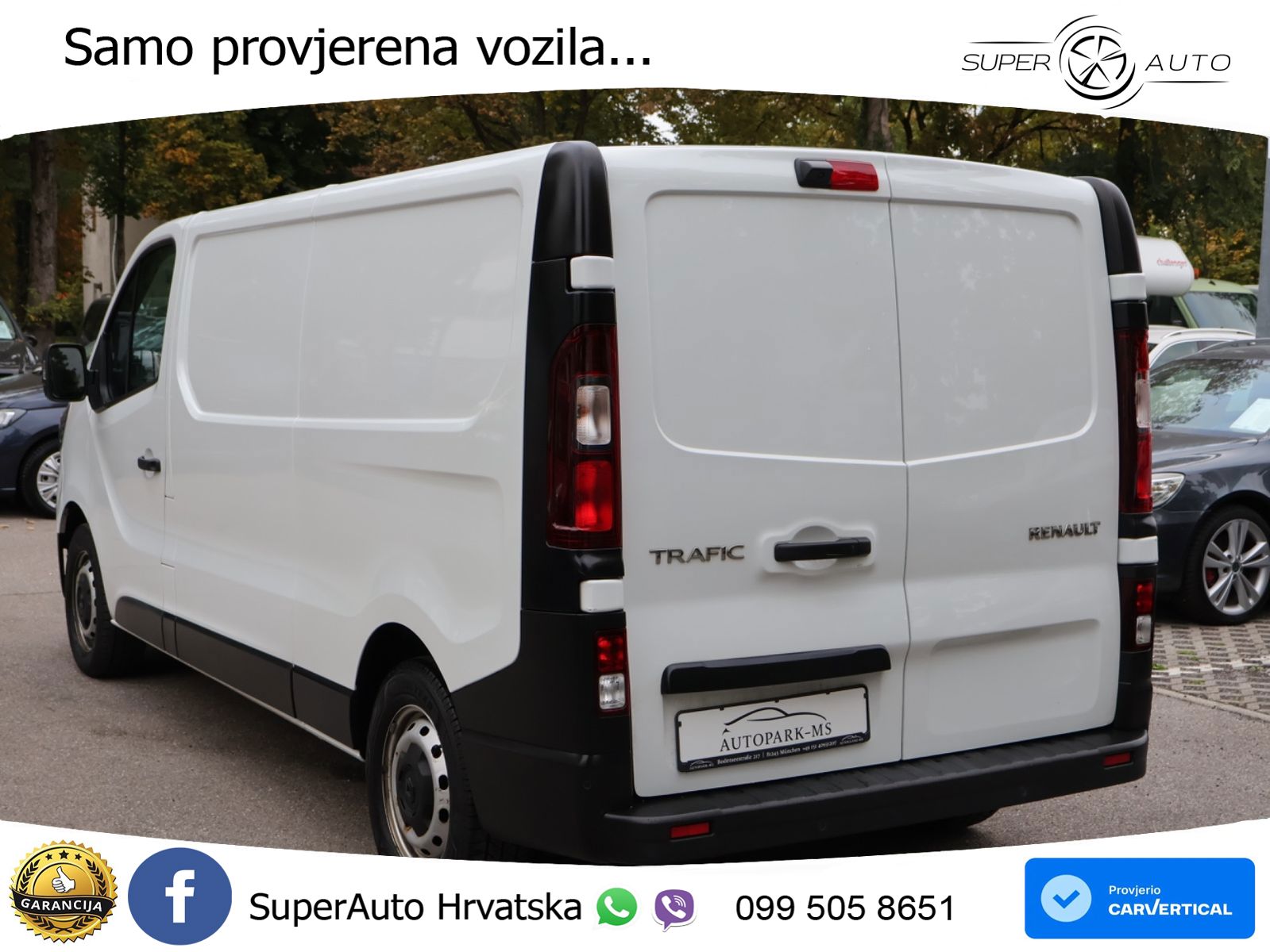 Renault Trafic Kasten L2H1 3,0t Komfort Klima-Kamera-LED 131 KS