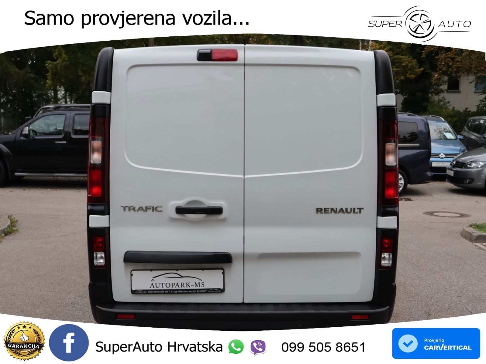 Renault Trafic Kasten L2H1 3,0t Komfort Klima-Kamera-LED 131 KS