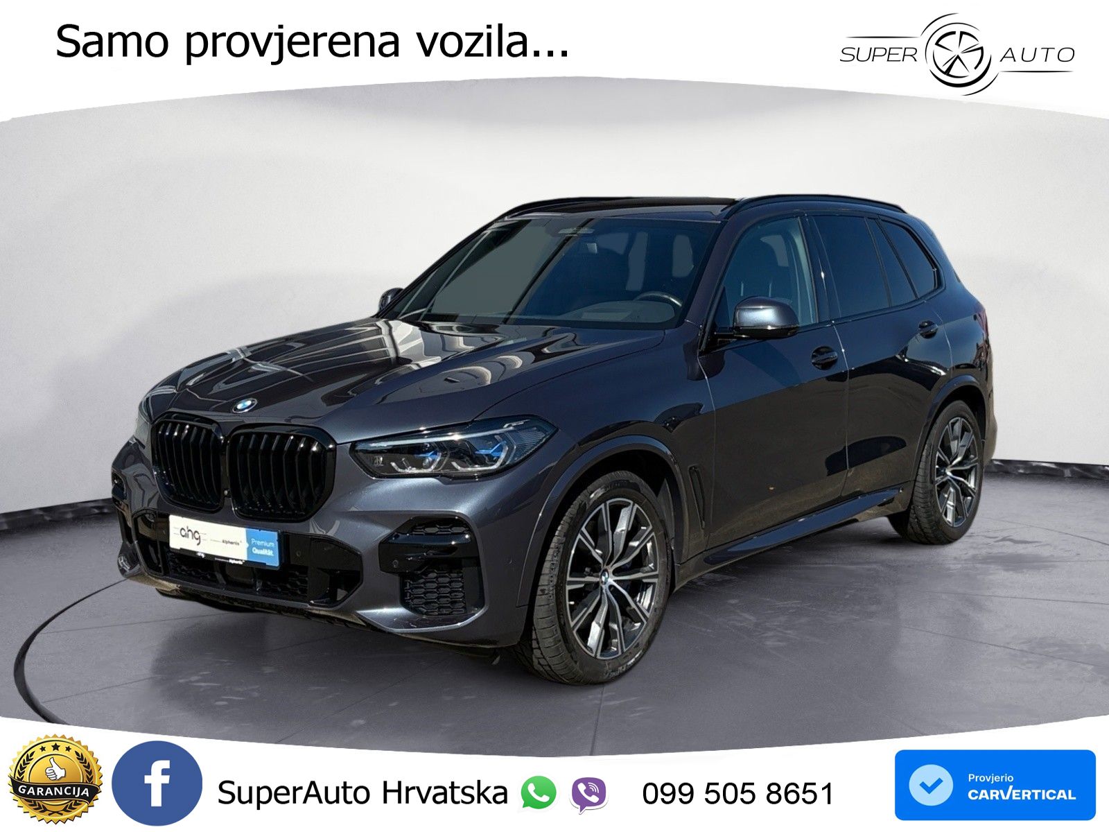 BMW X5 30d (286 KS) xDrive Steptronic ZRAČNI+ACC+GR SJED+KAM