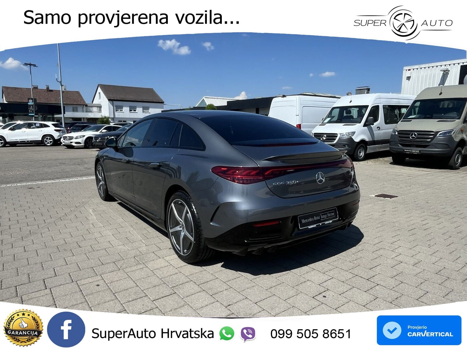 Mercedes EQE 350 98 kWh (292 KS) AMG LED+GR SJED+ACC