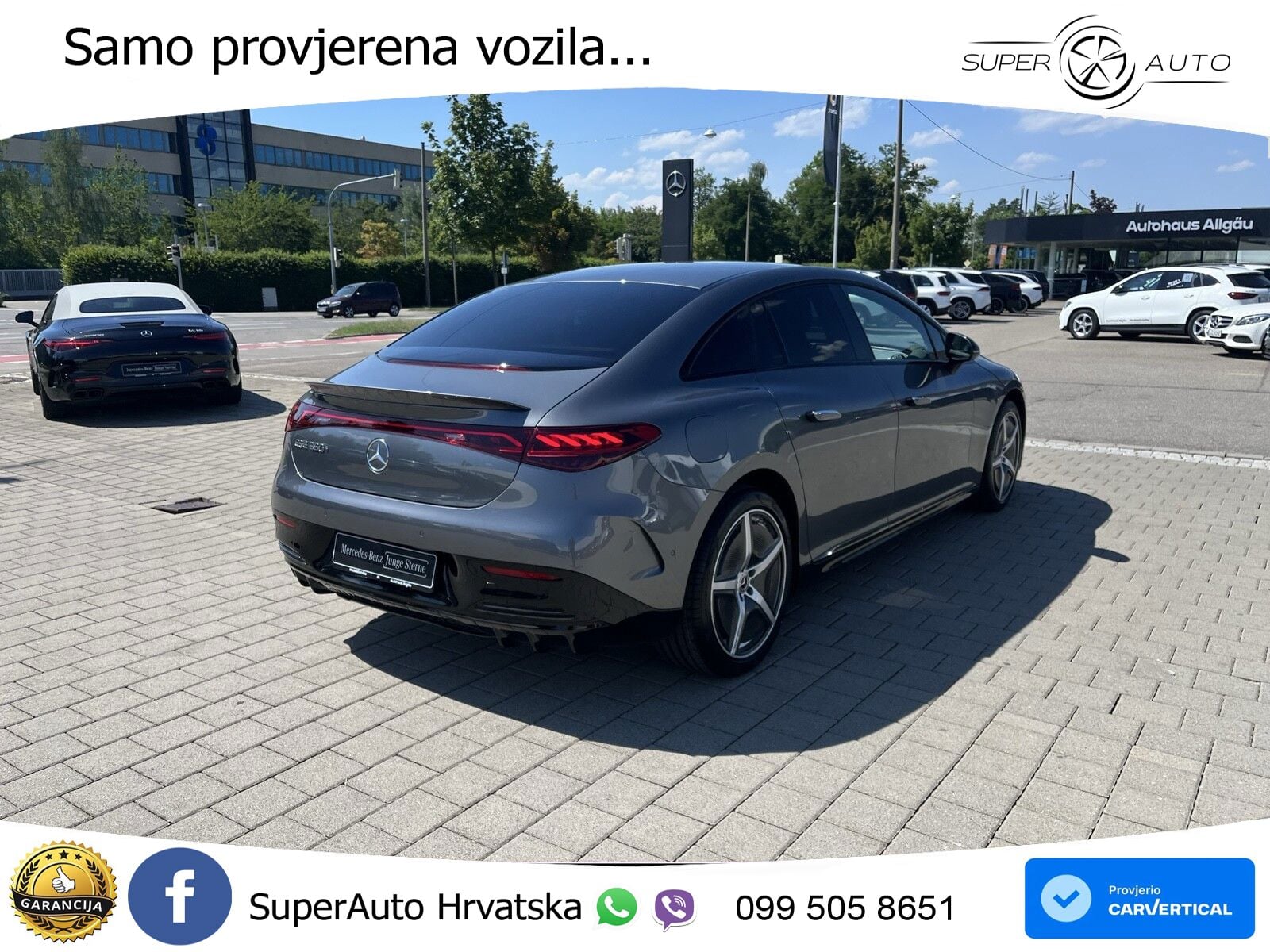 Mercedes EQE 350 98 kWh (292 KS) AMG LED+GR SJED+ACC
