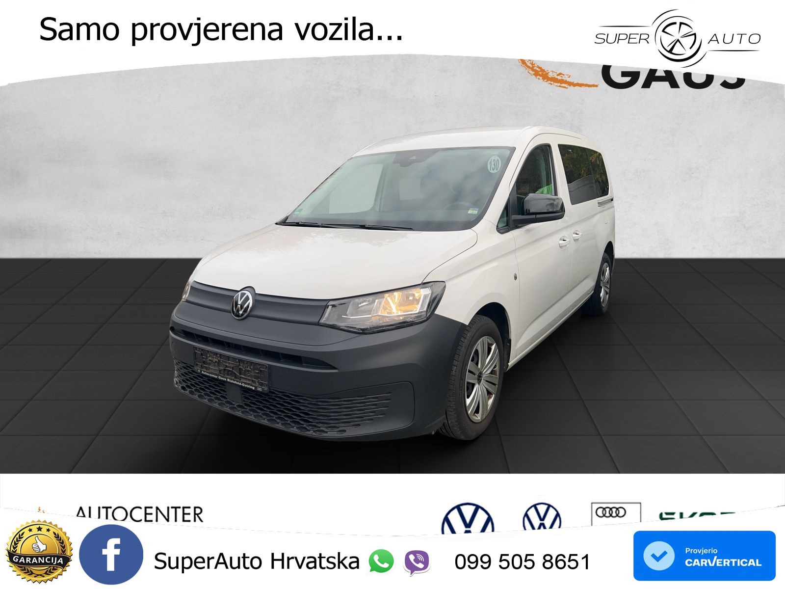 Volkswagen Caddy Maxi 7-Sitzer 1,5 l 84 kW TSI EU6 Frontant 114 KS