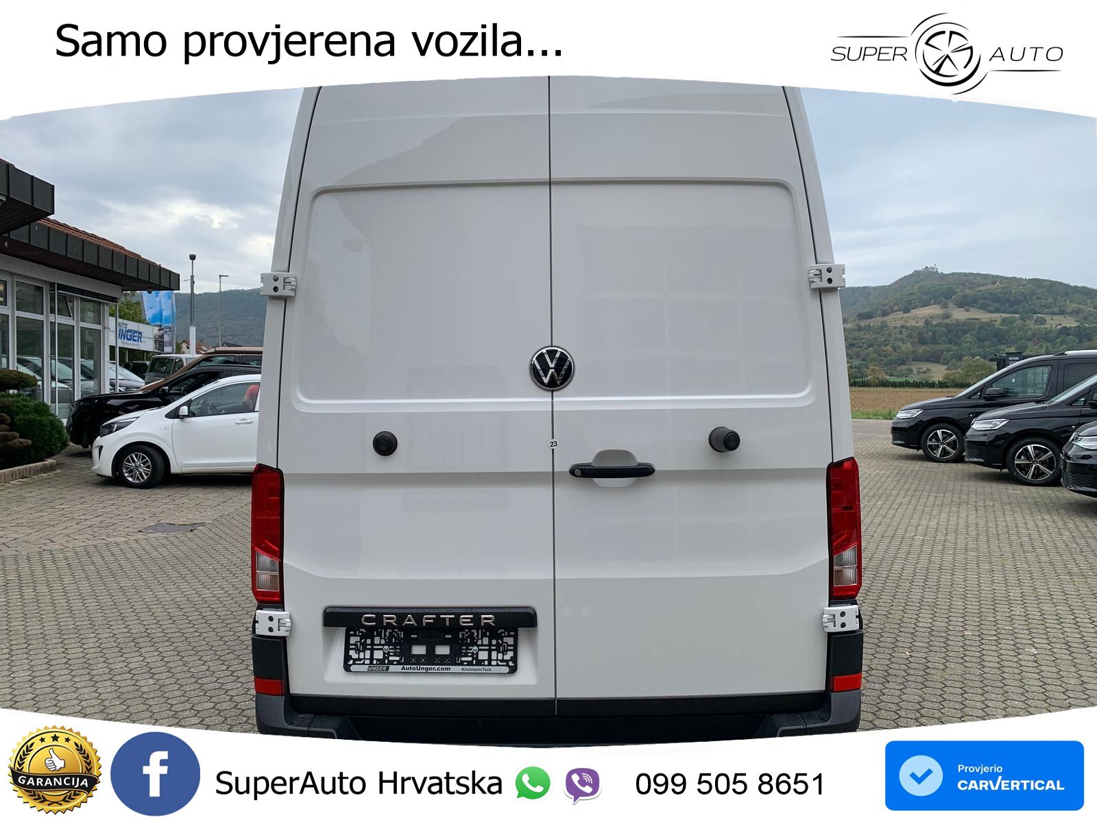 Volkswagen Crafter 35 Kasten MR Hoch Kamera APP Schwingsitz 140 KS