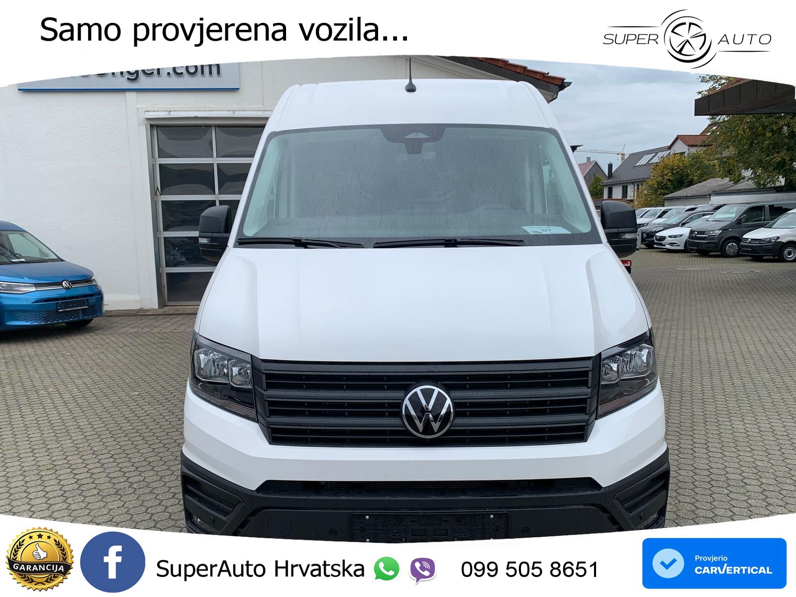 Volkswagen Crafter 35 Kasten MR Hoch Kamera APP Schwingsitz 140 KS