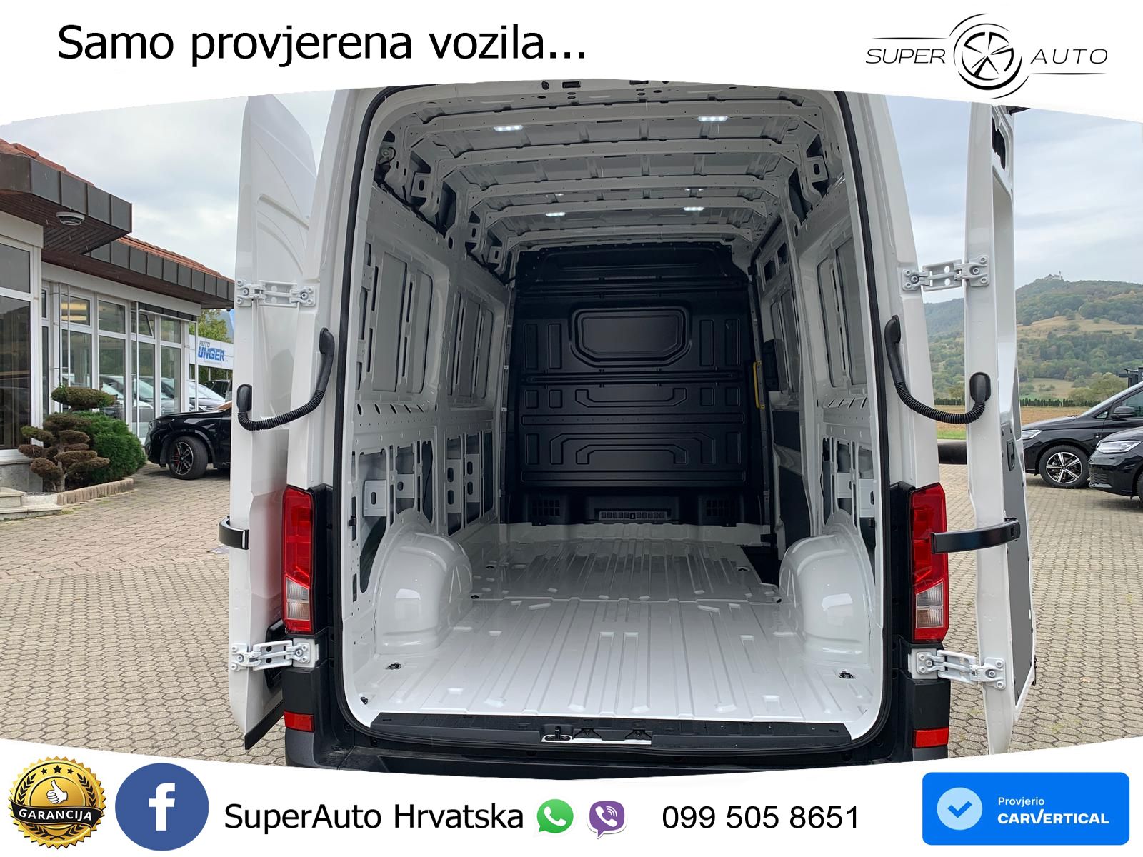 Volkswagen Crafter 35 Kasten MR Hoch Kamera APP Schwingsitz 140 KS