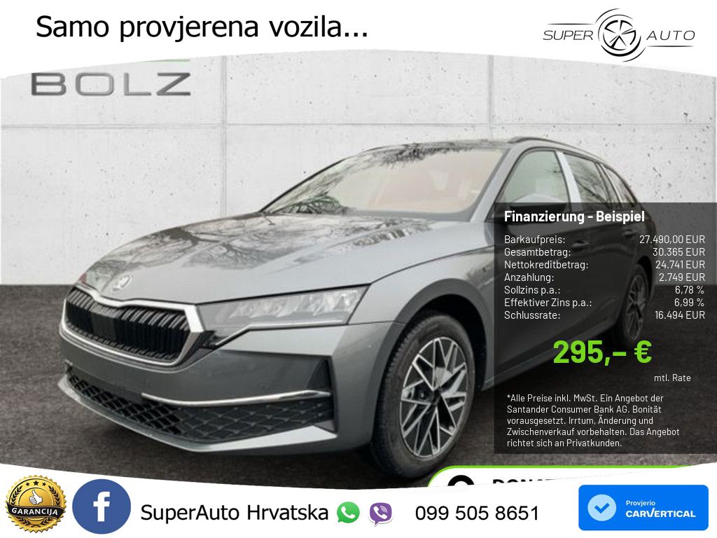 Škoda Octavia Combi 2.0 TDI (150 KS) DSG LED+GR SJED+ACC