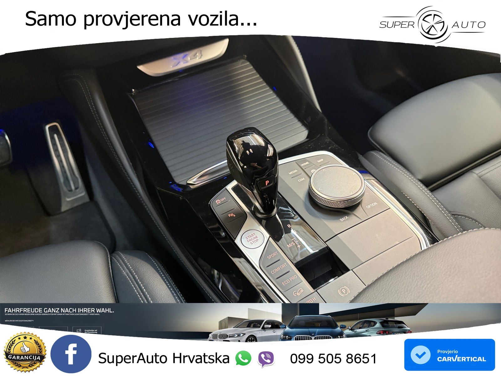 BMW X4 20d (190 KS) xDrive Steptronic M Sport LED+GR SJED+ACC