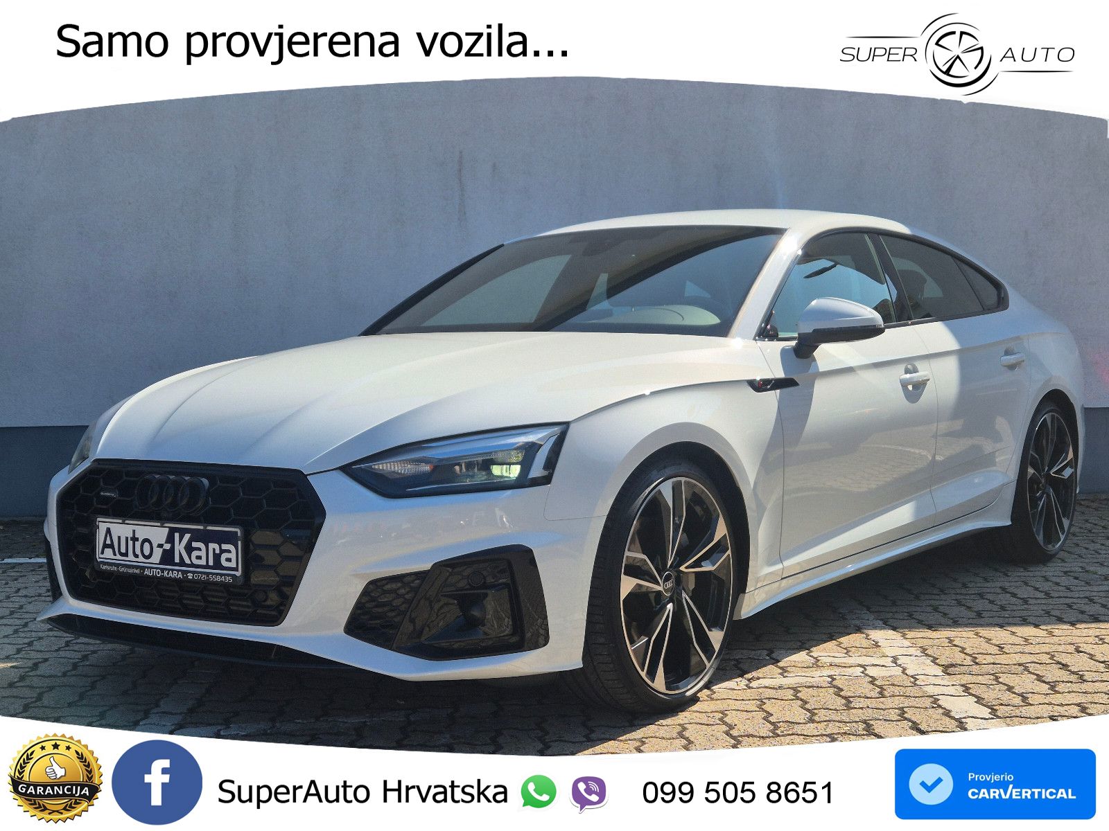 Audi A5 Sportback 45 TFSI (265 KS) quattro S tronic S line LED+GR SJED+ACC