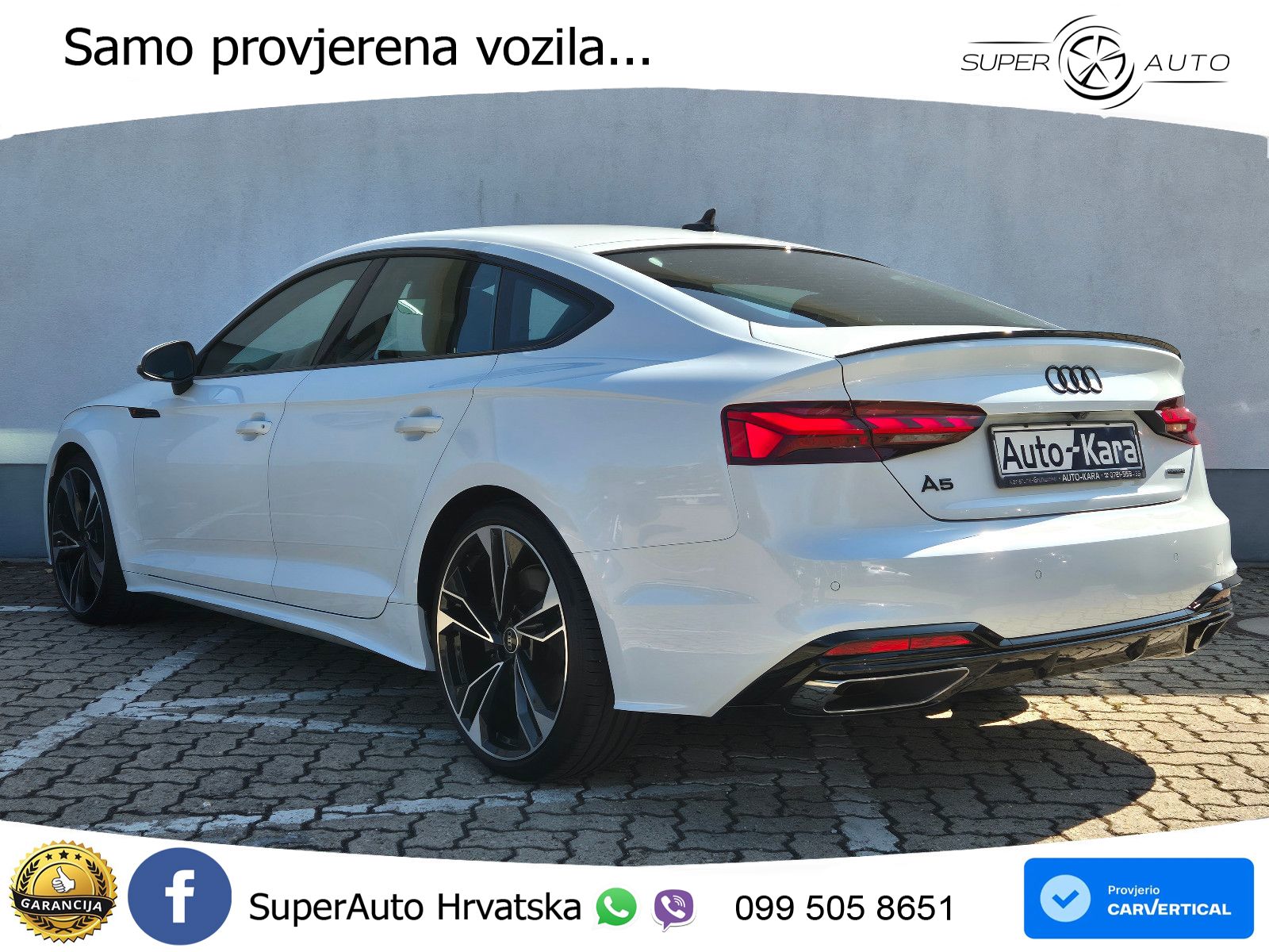 Audi A5 Sportback 45 TFSI (265 KS) quattro S tronic S line LED+GR SJED+ACC
