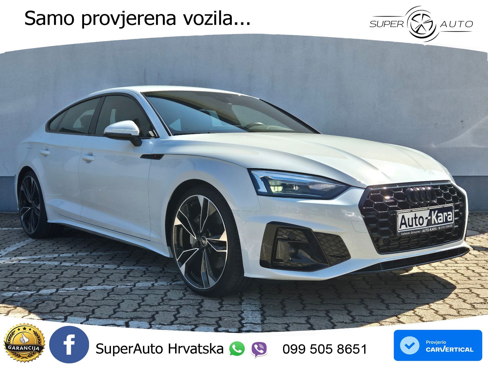 Audi A5 Sportback 45 TFSI (265 KS) quattro S tronic S line LED+GR SJED+ACC