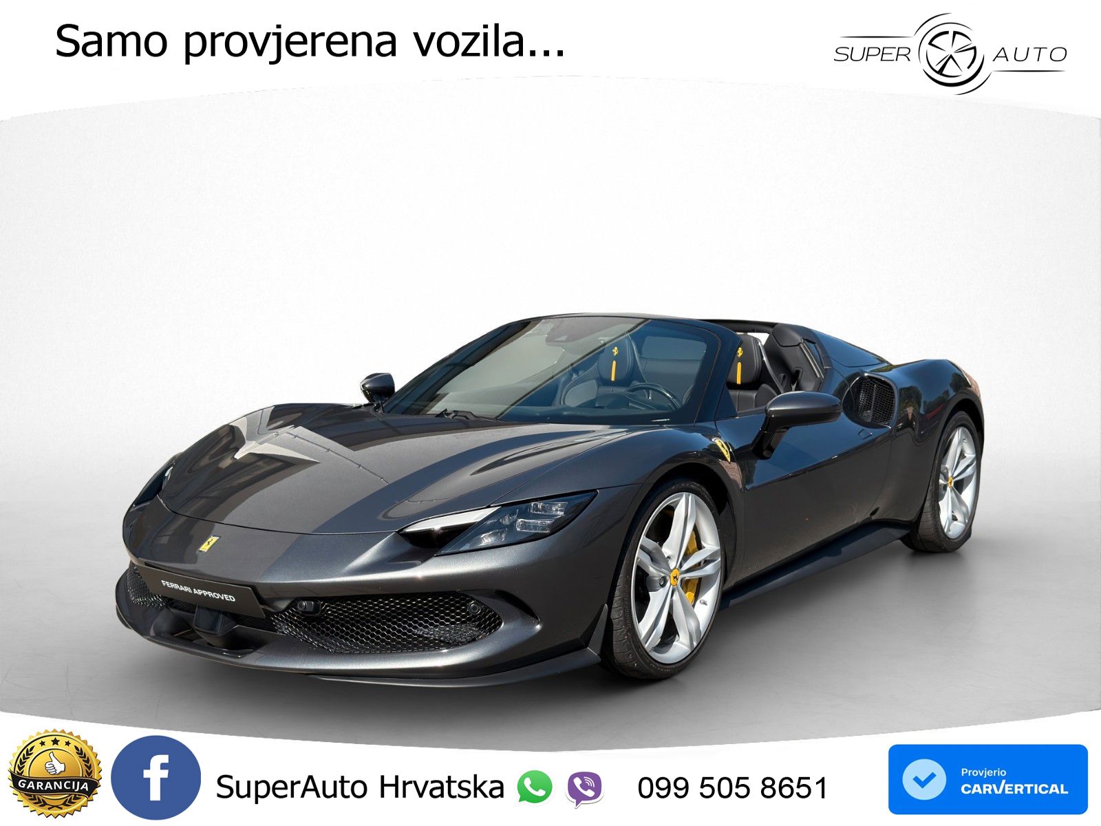Ferrari 296 GTS 3.0 V6 (830 KS) F1 DCT