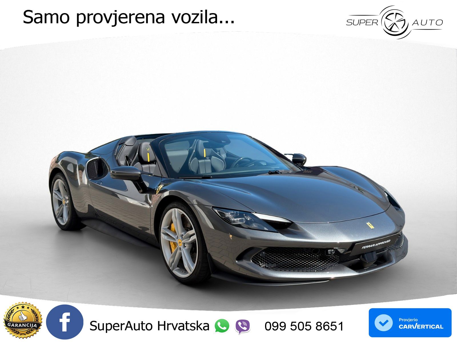 Ferrari 296 GTS 3.0 V6 (830 KS) F1 DCT