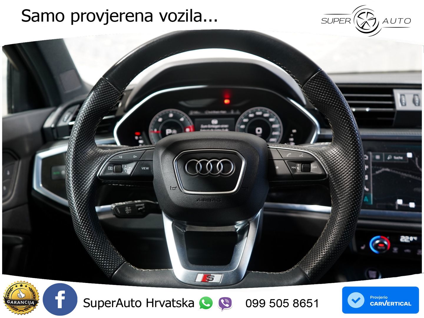 Audi Q3 Sportback 40 TDI (200 KS) quattro S tronic S line LED+GR SJED+ACC