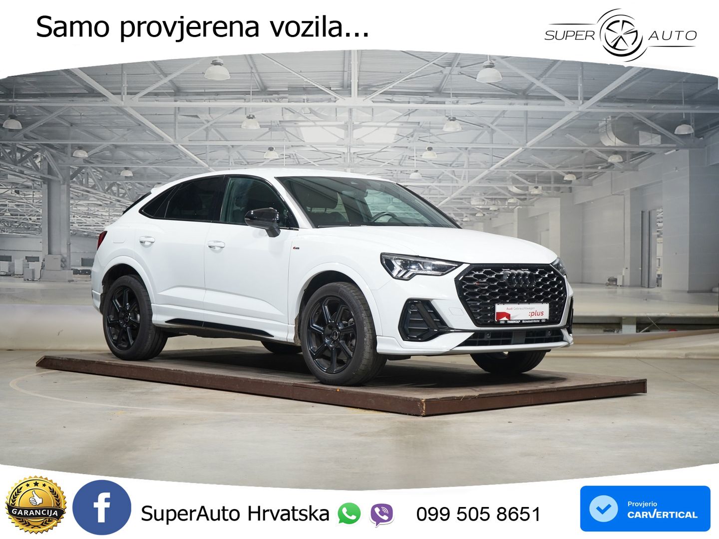 Audi Q3 Sportback 40 TDI (200 KS) quattro S tronic S line LED+GR SJED+ACC
