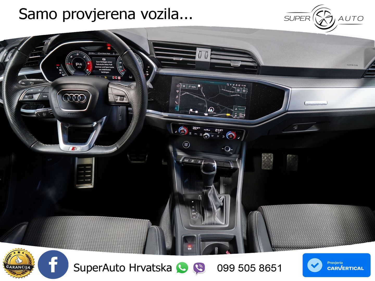 Audi Q3 Sportback 40 TDI (200 KS) quattro S tronic S line LED+GR SJED+ACC
