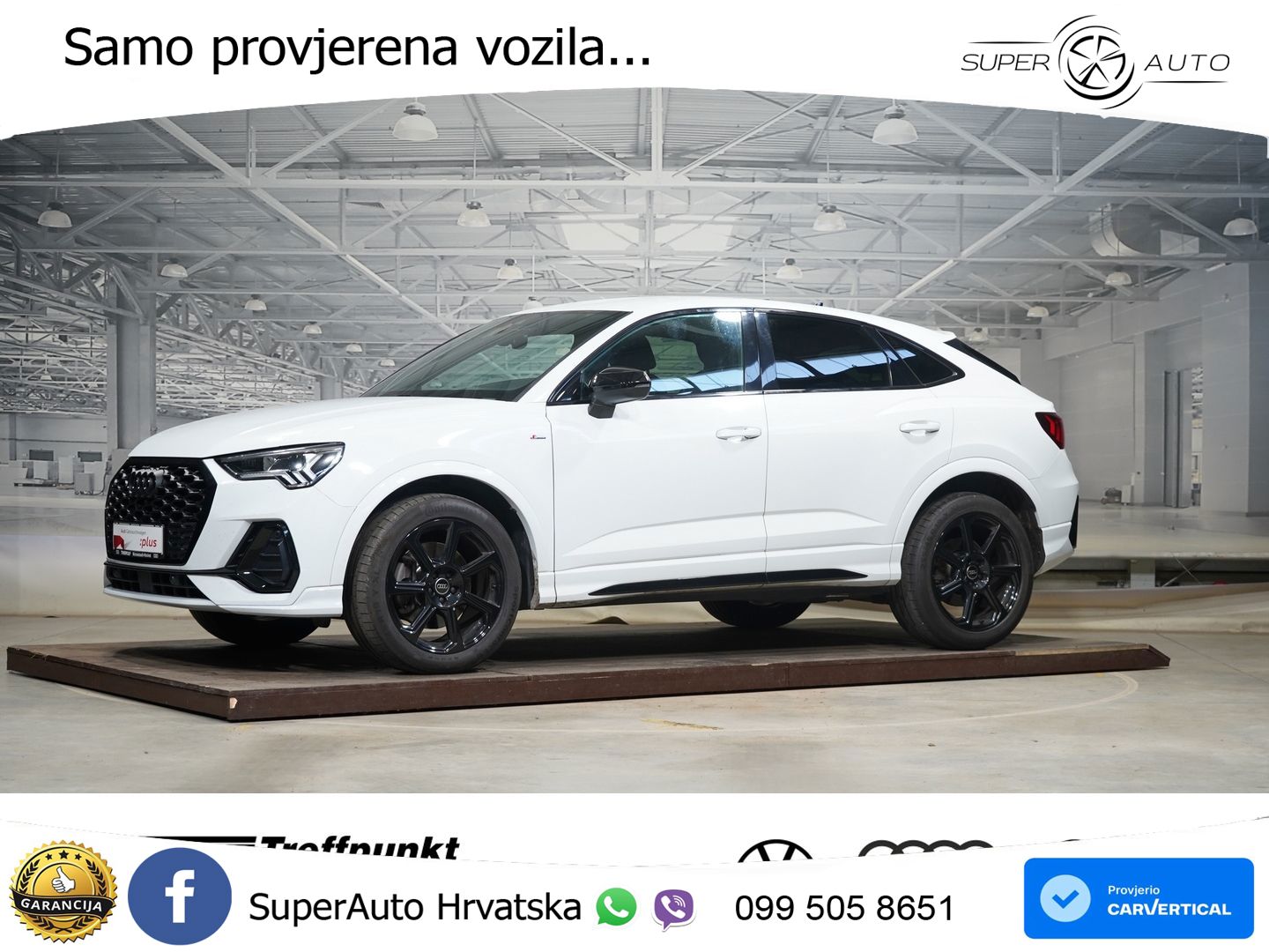 Audi Q3 Sportback 40 TDI (200 KS) quattro S tronic S line LED+GR SJED+ACC