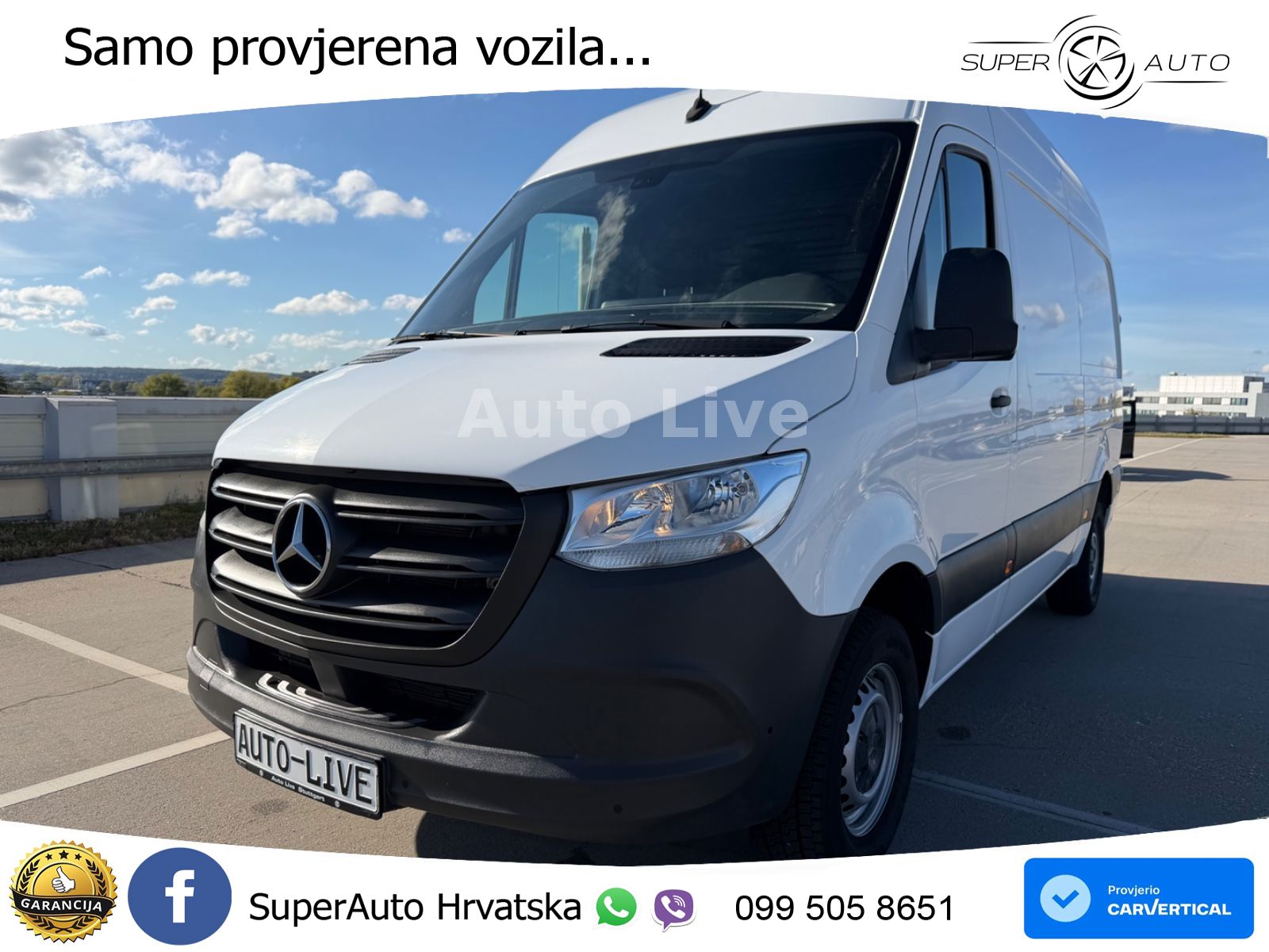 Mercedes-Benz Sprinter 2.0 CDI*MITTEL-HOCH*KAMERA*KLMA*NAVI*E6 150 KS