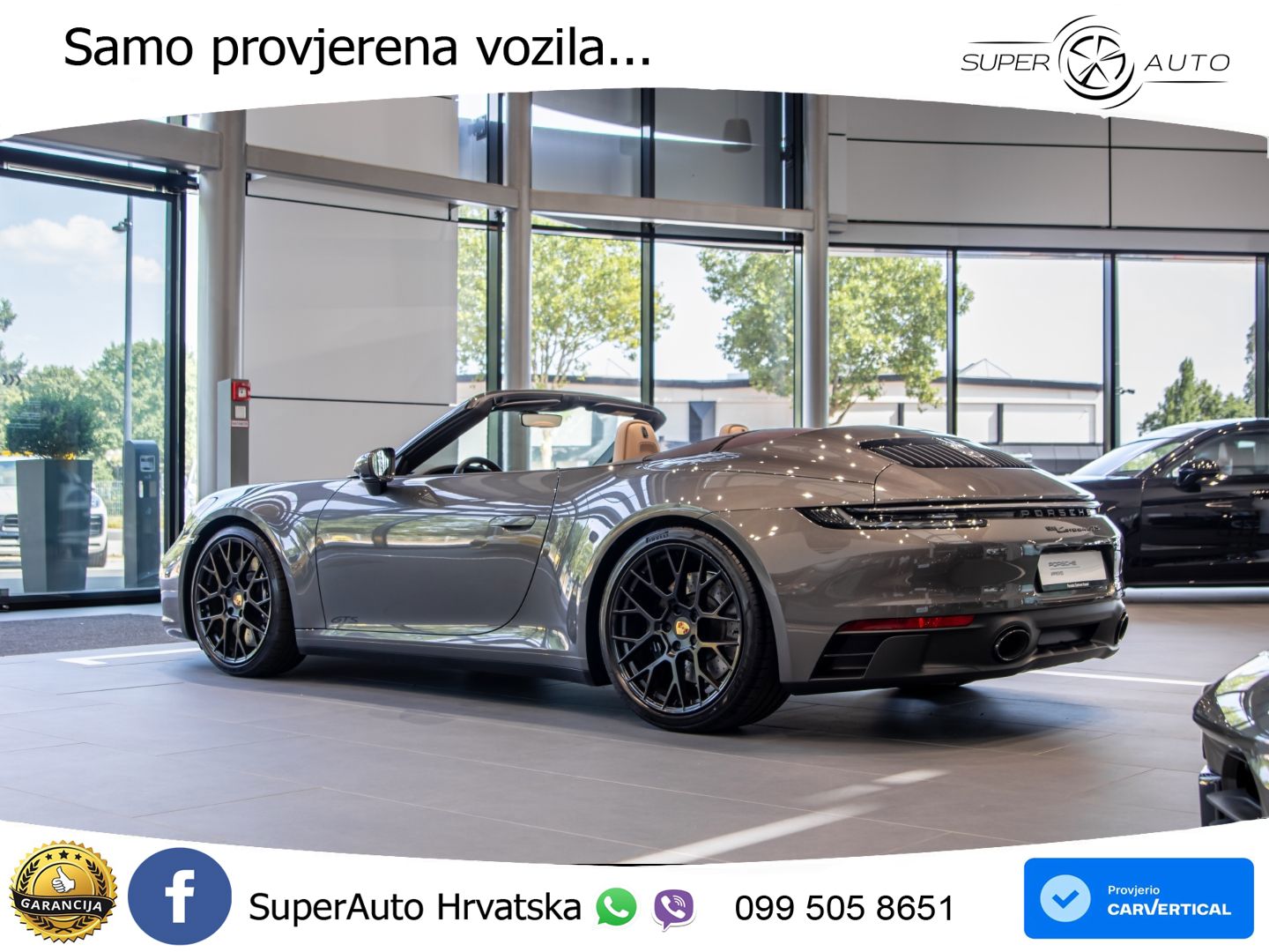 Porsche 911 Carrera 4 GTS Cabriolet 3.0 (480 KS) PDK LED+GR SJED+ACC