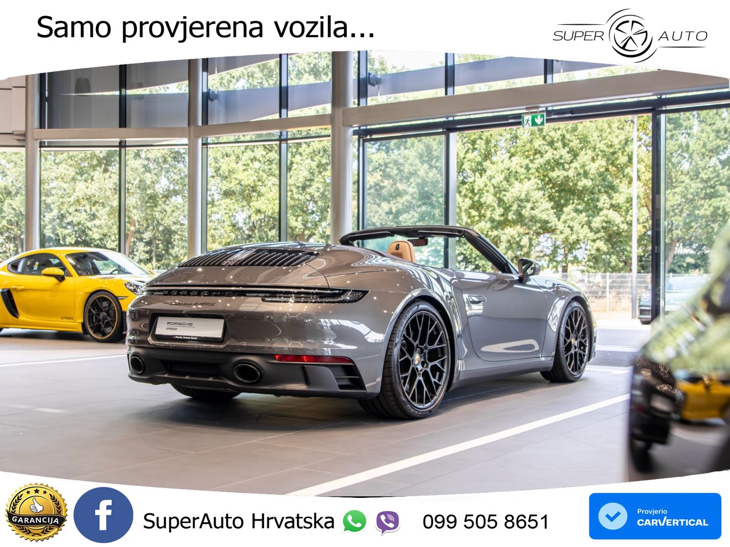 Porsche 911 Carrera 4 GTS Cabriolet 3.0 (480 KS) PDK LED+GR SJED+ACC