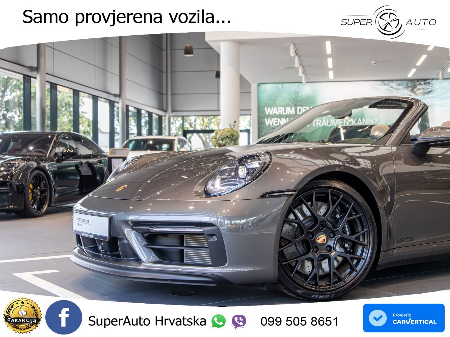 Porsche 911 Carrera 4 GTS Cabriolet 3.0 (480 KS) PDK LED+GR SJED+ACC