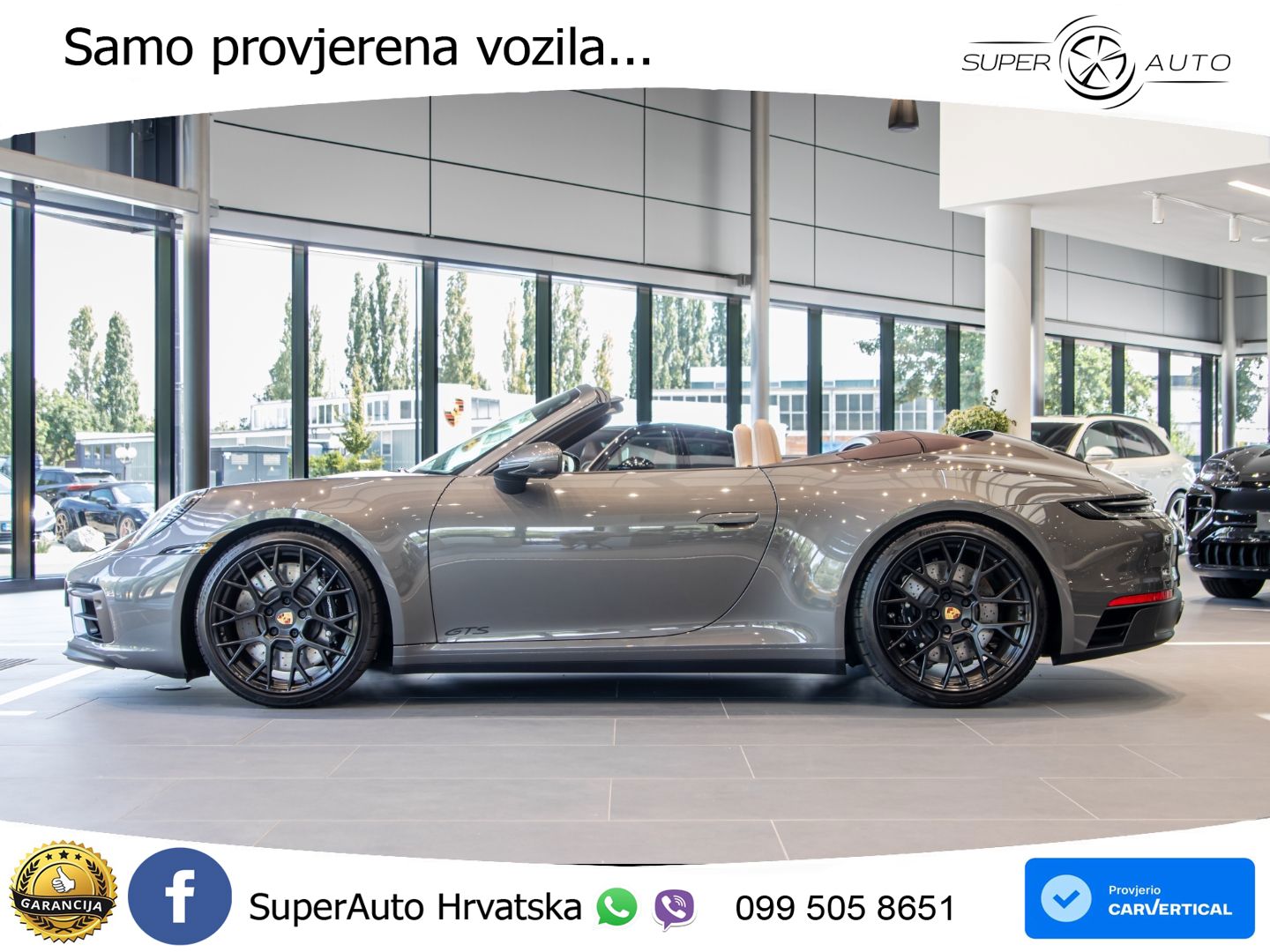 Porsche 911 Carrera 4 GTS Cabriolet 3.0 (480 KS) PDK LED+GR SJED+ACC