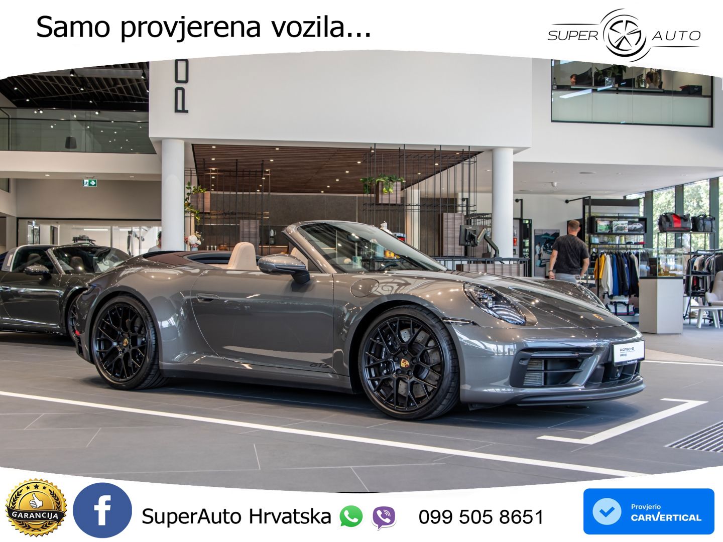 Porsche 911 Carrera 4 GTS Cabriolet 3.0 (480 KS) PDK LED+GR SJED+ACC