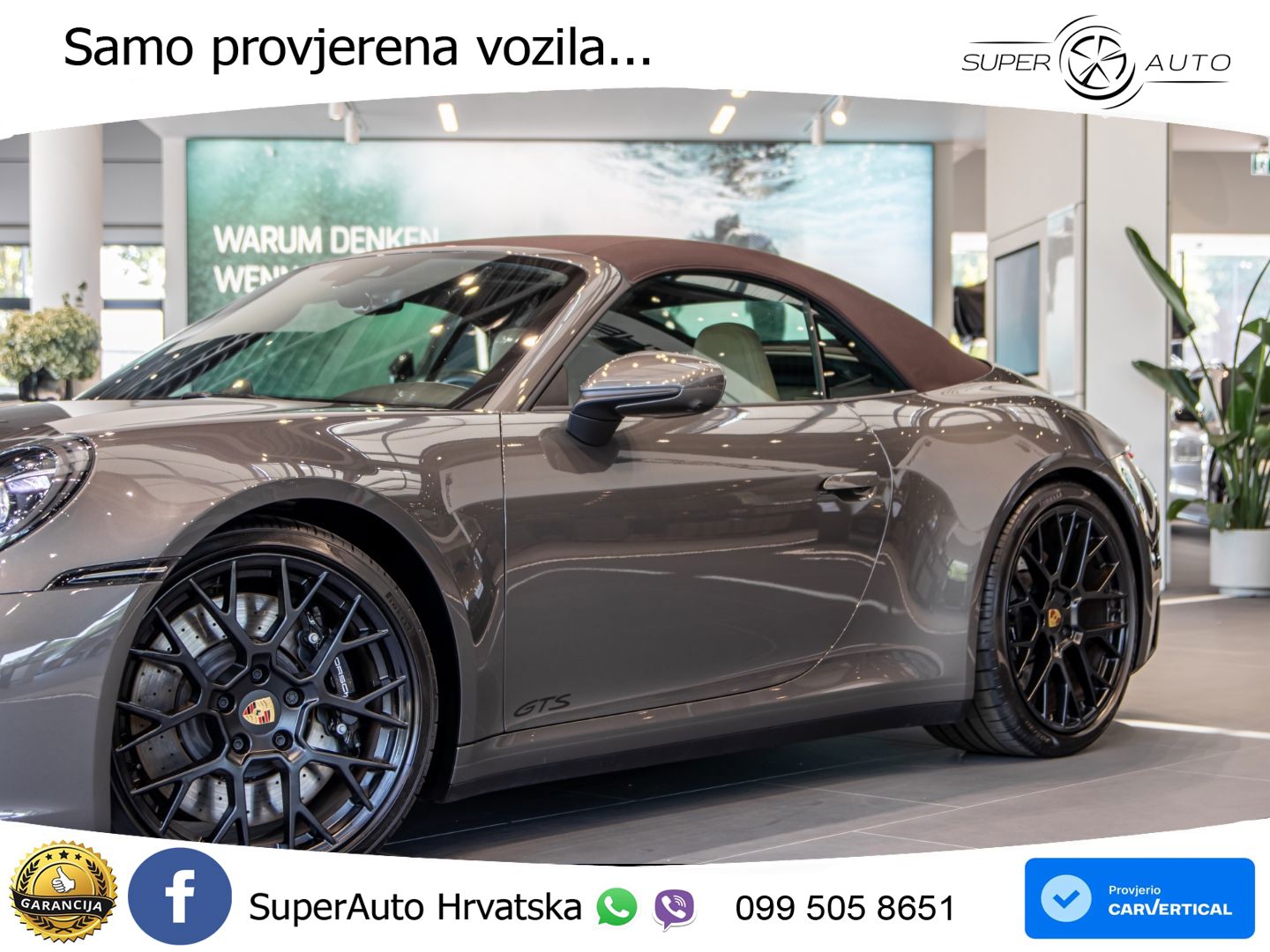 Porsche 911 Carrera 4 GTS Cabriolet 3.0 (480 KS) PDK LED+GR SJED+ACC