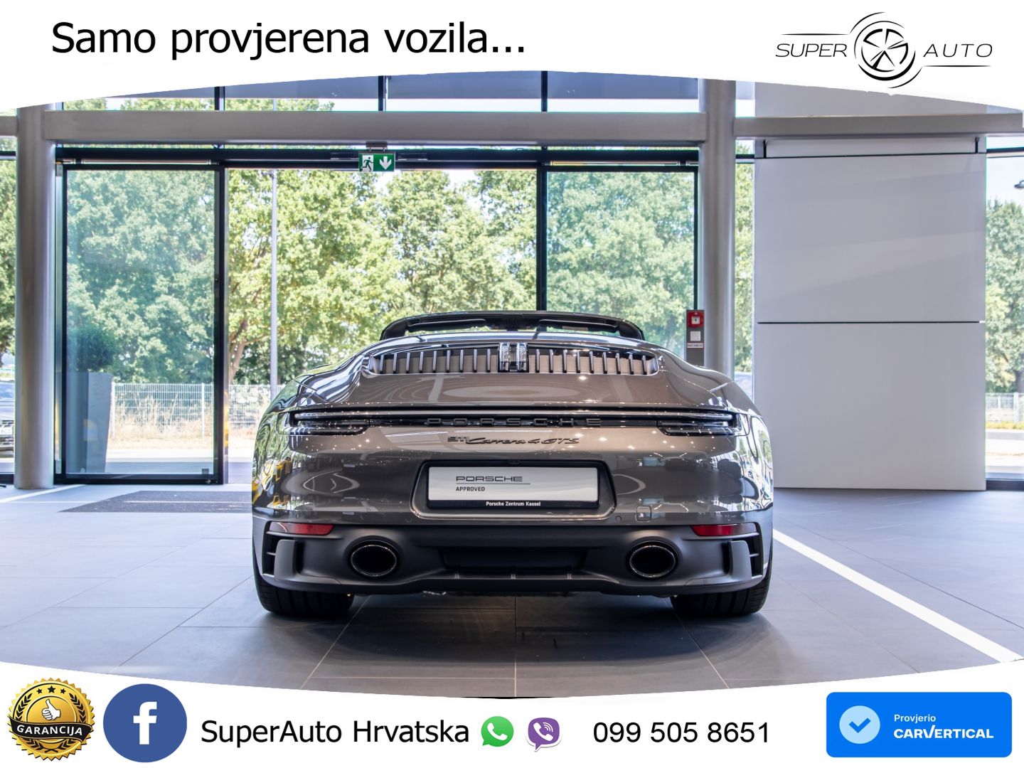 Porsche 911 Carrera 4 GTS Cabriolet 3.0 (480 KS) PDK LED+GR SJED+ACC