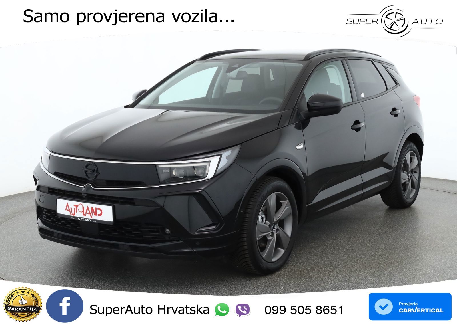Opel Grandland 1.2i Turbo (130 KS) Automatic GS LED+GR SJED+ACC