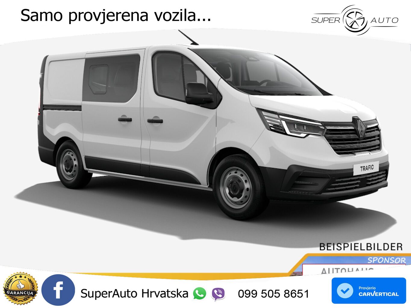Renault Trafic DoKa Komfort L1H1 2,8t dCi 130 UVP-35%* 131 KS