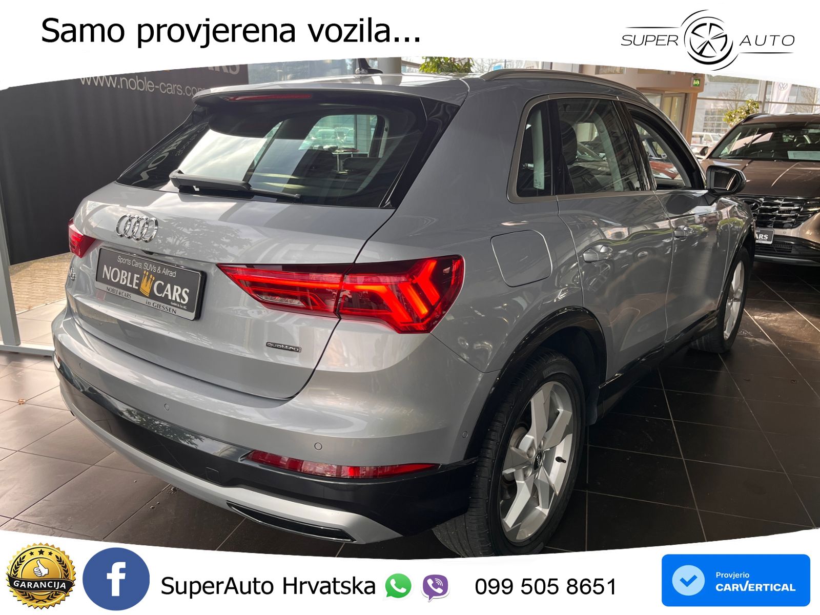 Audi Q3 40 TFSI (190 KS) quattro S tronic advanced LED+GR SJED+ACC