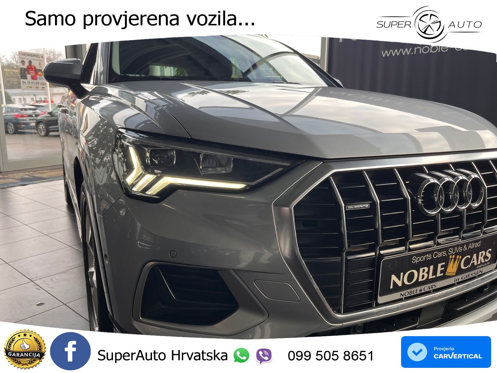 Audi Q3 40 TFSI (190 KS) quattro S tronic advanced LED+GR SJED+ACC