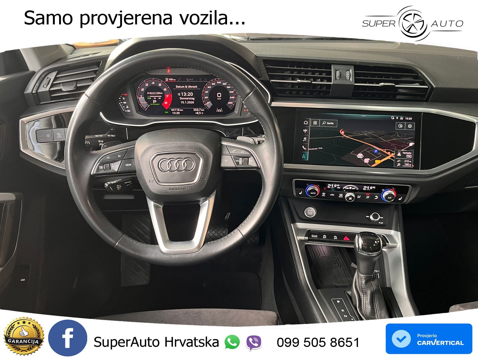 Audi Q3 40 TFSI (190 KS) quattro S tronic advanced LED+GR SJED+ACC