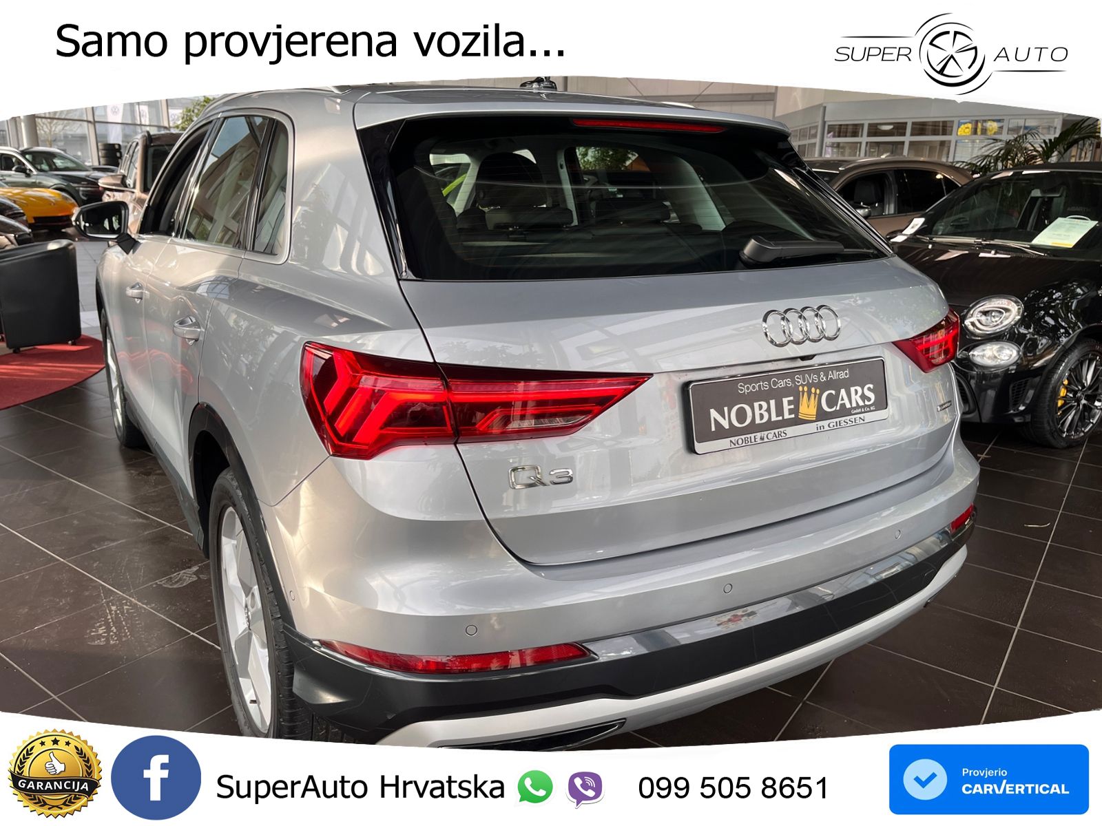 Audi Q3 40 TFSI (190 KS) quattro S tronic advanced LED+GR SJED+ACC