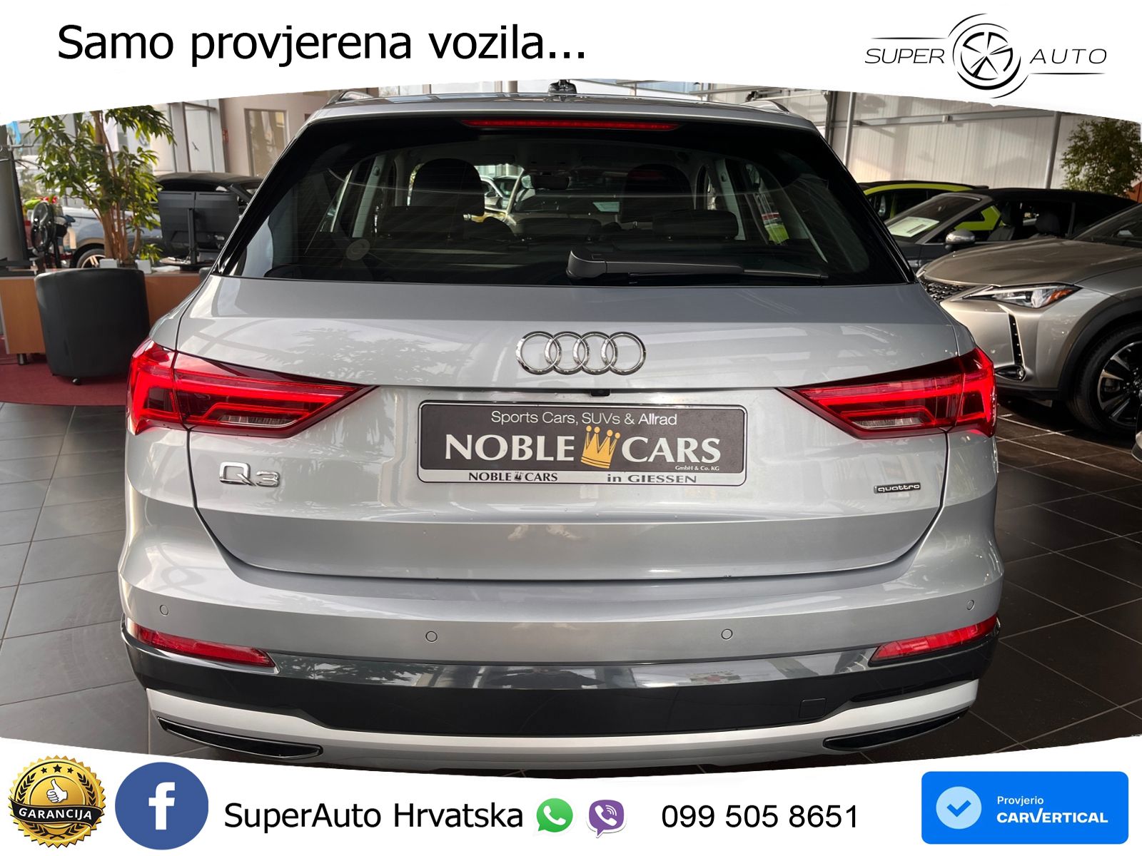 Audi Q3 40 TFSI (190 KS) quattro S tronic advanced LED+GR SJED+ACC