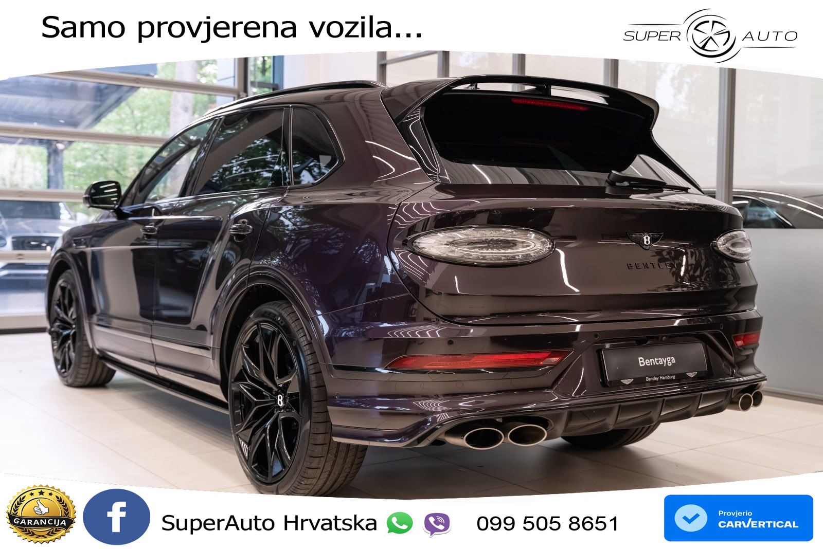 Bentley Bentayga Speed 4.0 V8 (650 KS) AWD Automatic LED+GR SJED+ACC