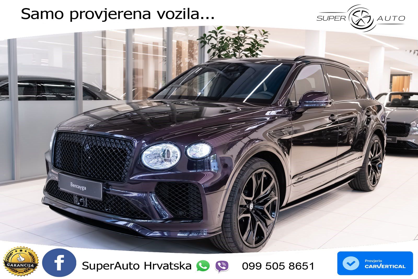 Bentley Bentayga Speed 4.0 V8 (650 KS) AWD Automatic LED+GR SJED+ACC