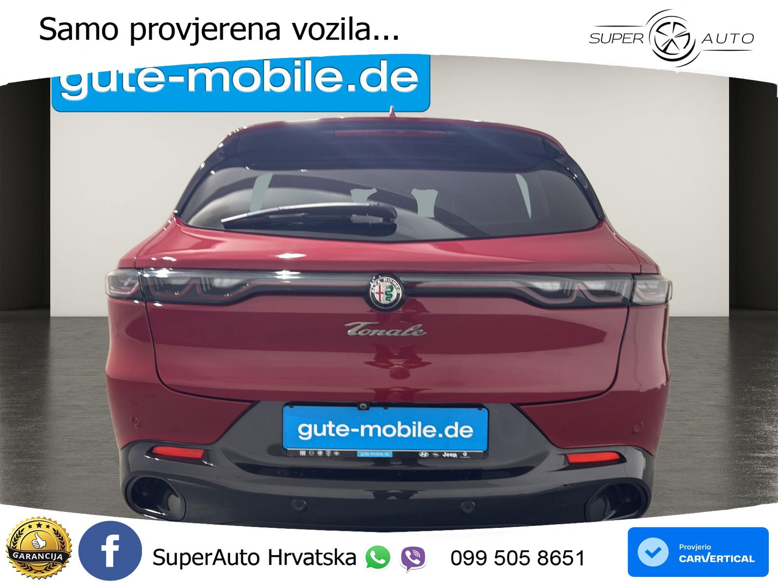 Alfa Romeo Tonale 1.5 VGT (160 KS) 48V-Hybrid TCT LED+GR SJED+ACC