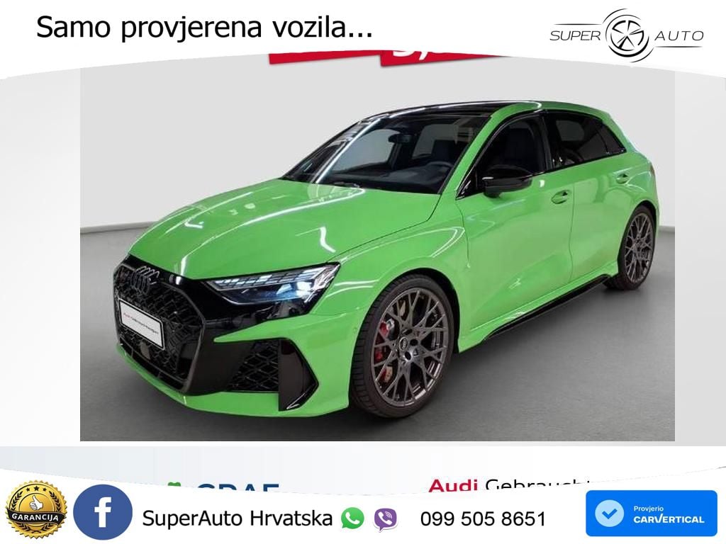 Audi RS3 Sedan 2.5 TFSI (400 KS) quattro S tronic LED+GR SJED+ACC