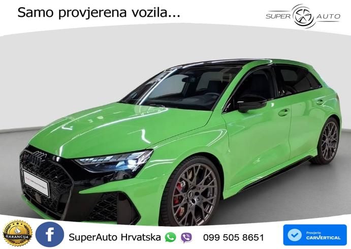 Audi RS3 Sedan 2.5 TFSI (400 KS) quattro S tronic LED+GR SJED+ACC