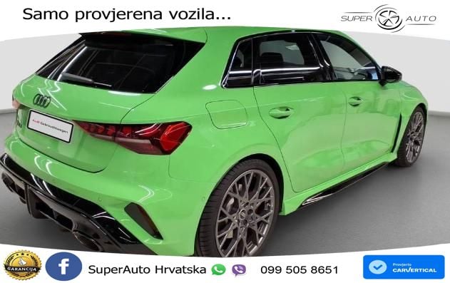Audi RS3 Sedan 2.5 TFSI (400 KS) quattro S tronic LED+GR SJED+ACC