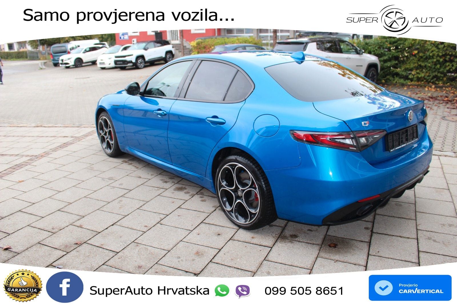 Alfa Romeo Giulia 2.0 Turbo (280 KS) Q4 Automatic LED+GR SJED+ACC
