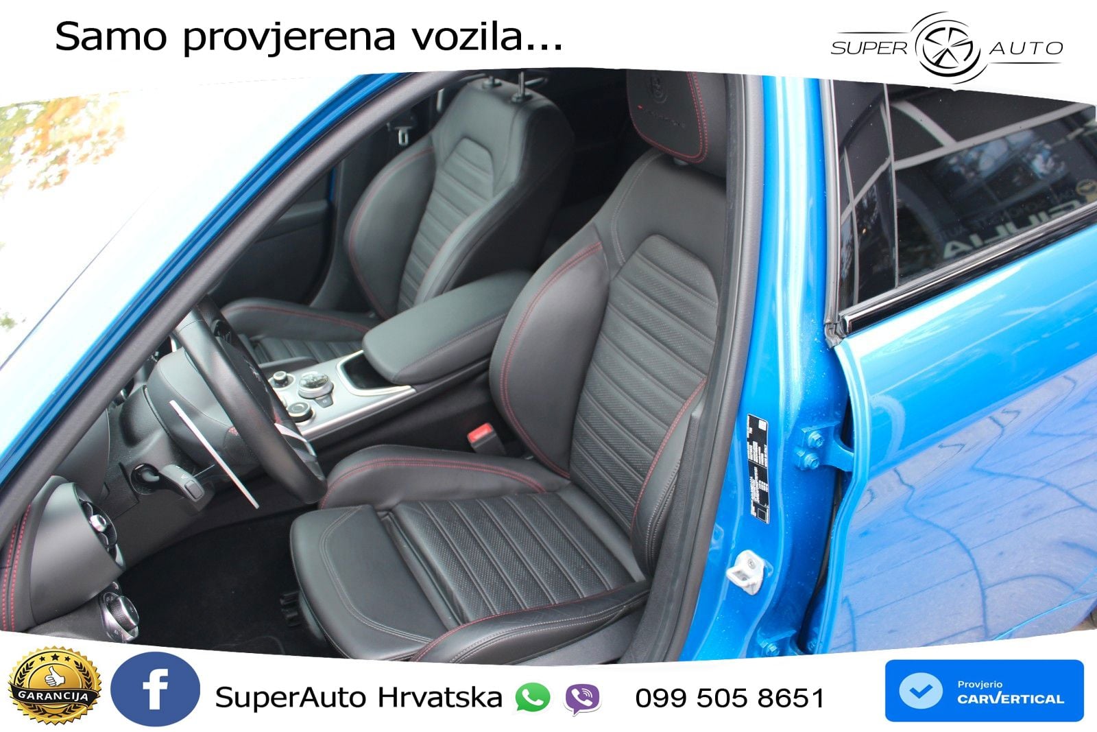 Alfa Romeo Giulia 2.0 Turbo (280 KS) Q4 Automatic LED+GR SJED+ACC