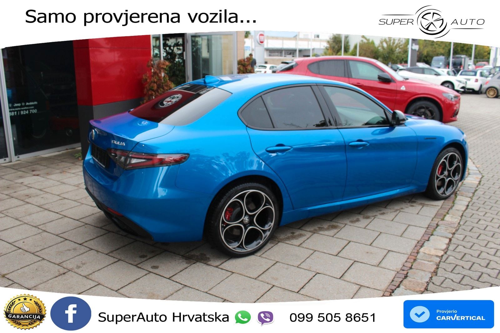 Alfa Romeo Giulia 2.0 Turbo (280 KS) Q4 Automatic LED+GR SJED+ACC