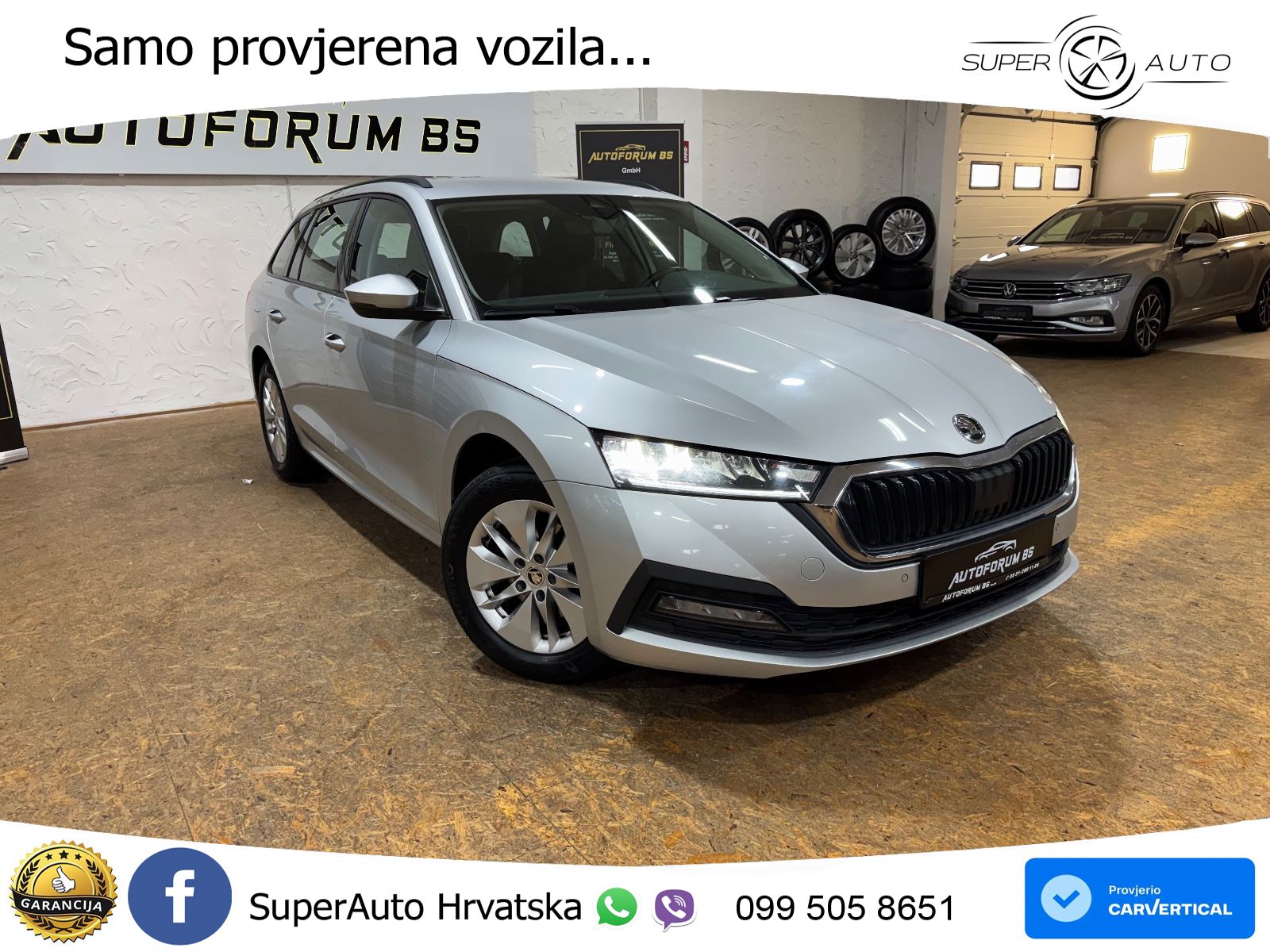 Škoda Octavia Combi 2.0 TDI (150 KS) DSG LED+GR SJED+ACC