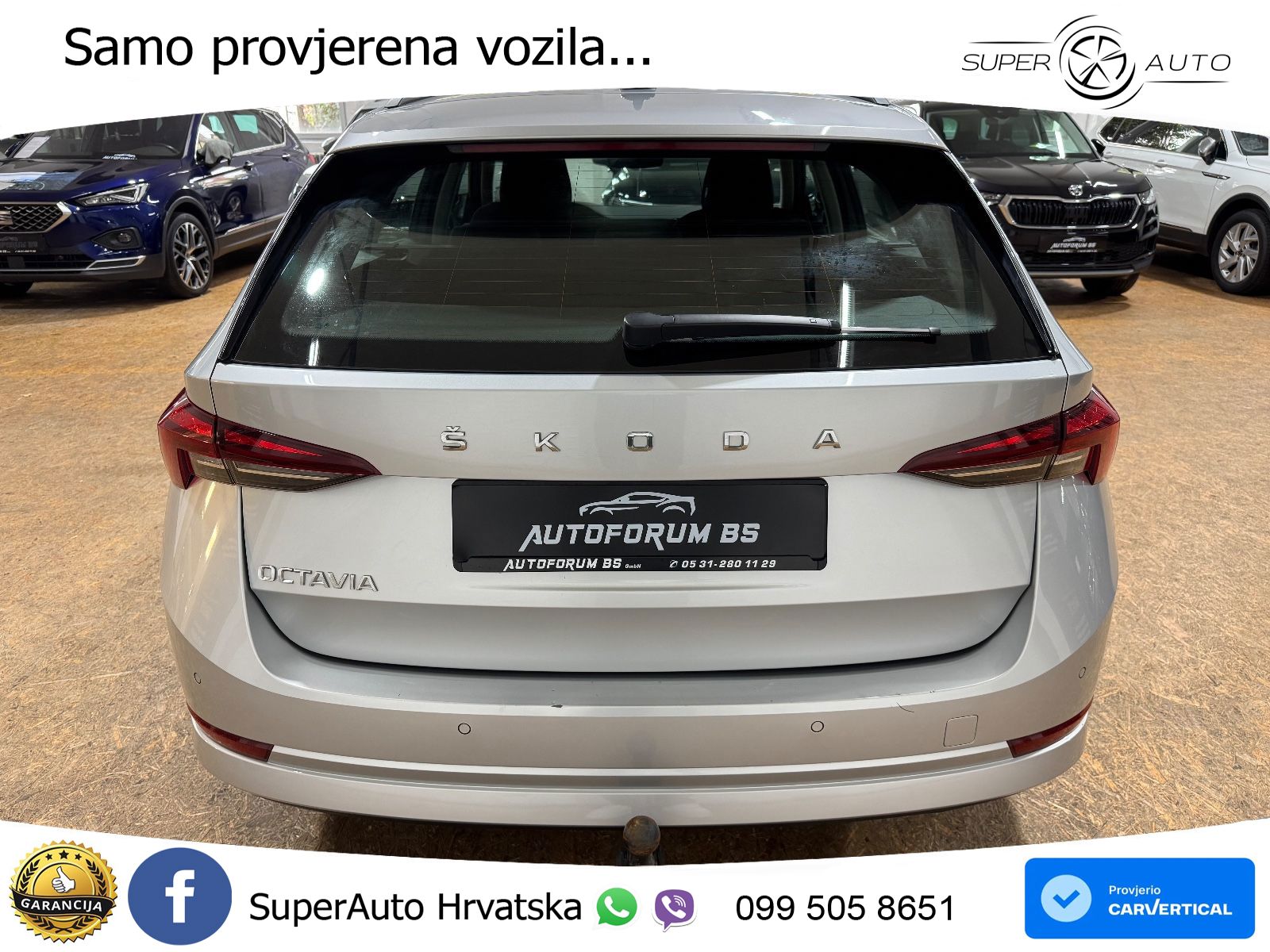 Škoda Octavia Combi 2.0 TDI (150 KS) DSG LED+GR SJED+ACC