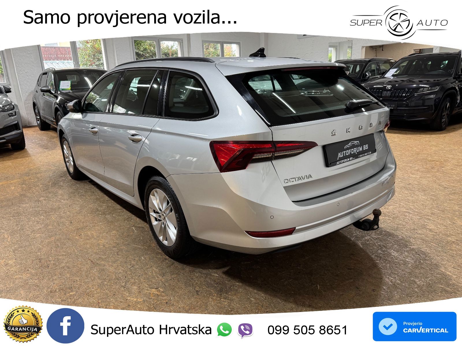 Škoda Octavia Combi 2.0 TDI (150 KS) DSG LED+GR SJED+ACC