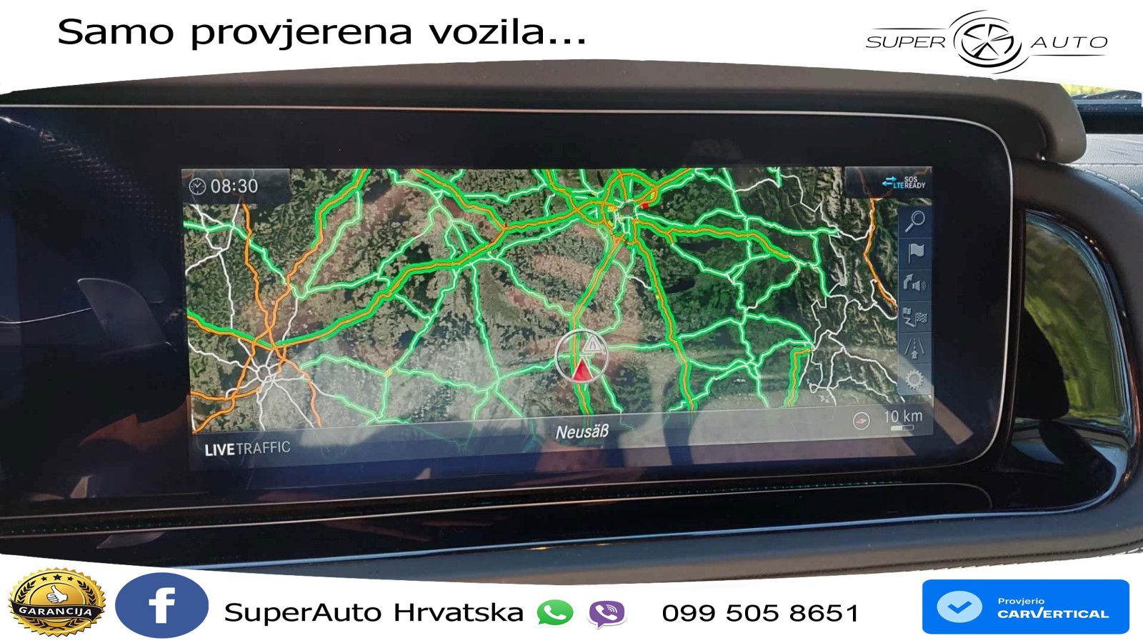 Mercedes AMG G 63 Long V8 (585 KS) 4MATIC 9G-TRONIC AMG SPEEDSHIFT PLUS LED+GR SJED+ACC